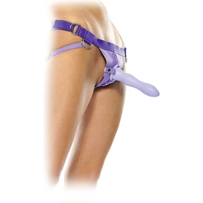  Страпон Silicon Strap-on Purple 