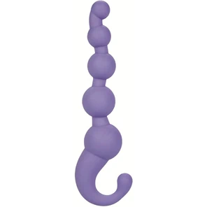  Упругая сиреневая цепочка LAmour Premium Silicone Beaded Probes 17 см 