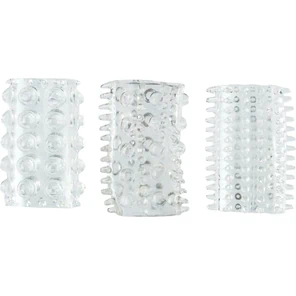  Набор из 3 прозрачных насадок Senso Rings 