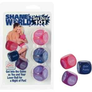  Набор из трех игральных костей Shanes World Sex Dice 101 