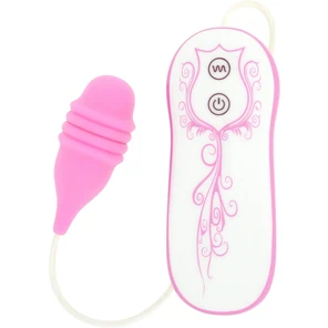  Розовый силиконовый стимулятор VIBE THERAPY DEDUCE 