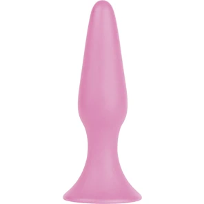  Розовая анальная пробка Silky Buttplug Big 16 см 
