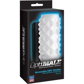  Прозрачный мастурбатор OptiMALE Reversible ULTRASKYN Stroker Studs Frost 