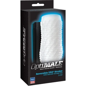 Прозрачный мастурбатор OPTIMALE Reversible ULTRASKYN Stroker Link Frost 