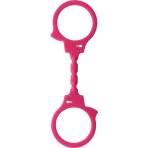  Розовые эластичные наручники STRETCHY FUN CUFFS 