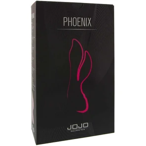  Розовый вибратор с клиторальным стимулятором JOJO Phoenix 10 см 