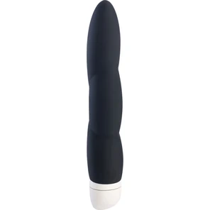  Чёрный вибратор JAZZIE 17,8 см 