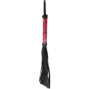  Аккуратная плетка с красной рукоятью Passionate Flogger 39 см 