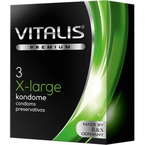  Презервативы увеличенного размера VITALIS PREMIUM x-large 3 шт 
