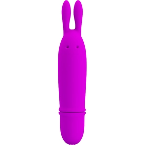  Лиловый вибратор с ушками Boyce 12,5 см 