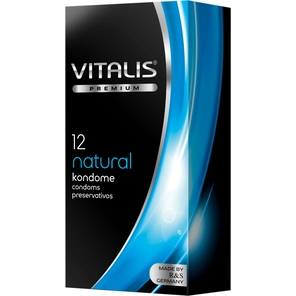  Классические презервативы VITALIS PREMIUM natural 12 шт 