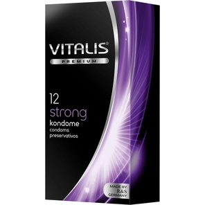  Презервативы с утолщённой стенкой VITALIS PREMIUM strong 12 шт 