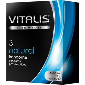  Классические презервативы VITALIS PREMIUM natural 3 шт 