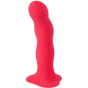  Красный фаллоимитатор Bouncer 18,3 см 