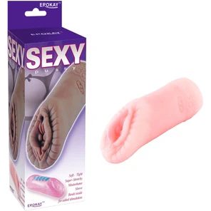  Мастурбатор-вагина Sexy Pussy with Beads Tube 