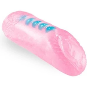  Розовый мастурбатор Sexy Pussy with Beads Tube 