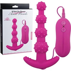  Розовый анальный вибростимулятор Max Pleasure Anal Beads 