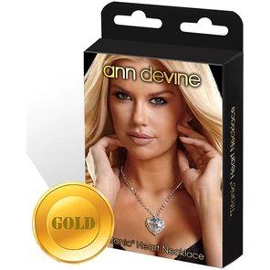  Золотистая цепочка с сердцем TITANIC Heart Necklace 
