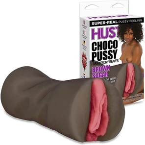  Вагина-мастурбатор CHOCO PUSSY шоколадного цвета 