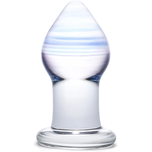  Классическая анальная пробка Amethyst Rain Small 8 см 