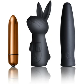  Вибропуля с 2 сменными насадками Dark Desires Kit 