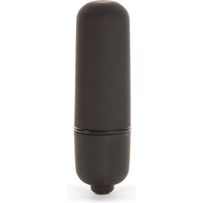  Черная вибропуля X-Basic Bullet Mini One Speed 5,9 см 