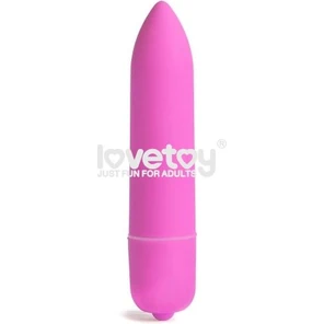 Розовая вибропуля X-Basic Bullet Long one speed 9 см 