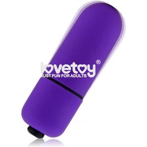  Фиолетовая вибропуля X-Basic Bullet Mini One Speed 5,9 см 
