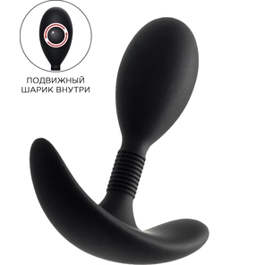  Черная анальная втулка Tord S 8,5 см 