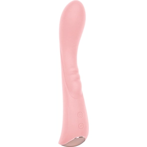  Нежно-розовый вибромассажер 6 Silicone G-Spot Fun 19,1 см 