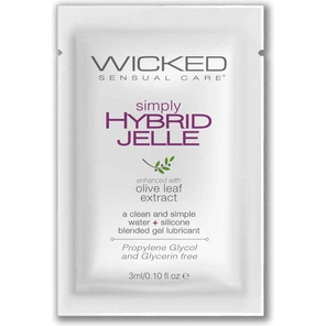  Гель-лубрикант на водно-силиконовой основе Simply Hybrid Jelle 3 мл 