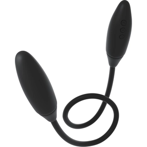  Черный двойной вибростимулятор Double Vibrator 