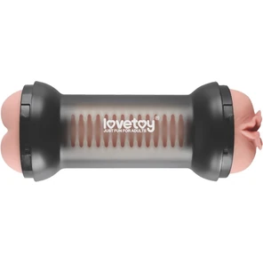  Телесный двусторонний мастурбатор Training Master Double Side Stroker Pussy and Anus 