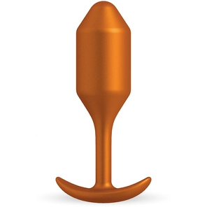  Пробка для ношения цветы бронзы B-vibe Snug Plug 2 11 см 