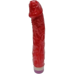  Красный вибратор-реалистик Bob 22,5 см 
