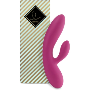  Розовый вибратор-кролик Lea Rabbit Vibrator 20,2 см 