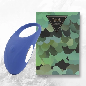  Синее кольцо с вибрацией Thor Cockring 