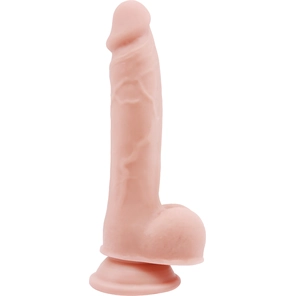  Телесный фаллоимитатор-реалистик Dual Density Dildo 19,5 см 