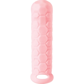  Розовый фаллоудлинитель Homme Long 15,5 см 