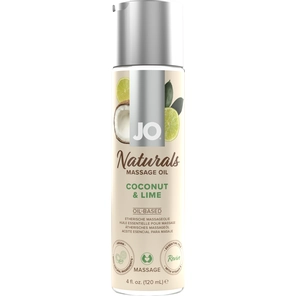  Массажное масло с ароматом кокоса и лайма JO Naturals Coconut Lime 120 мл 