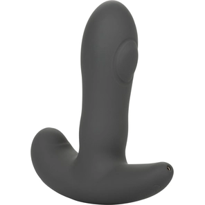  Серый вибромассажер простаты Remote Control Dual Pulsating Probe 