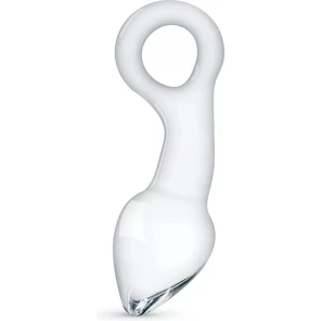  Стеклянная анальная пробка Handmade Glass Plug №13 13,5 см 