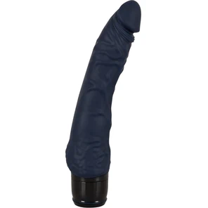  Черный вибратор-реалистик Vibra Lotus Penis 20 см 
