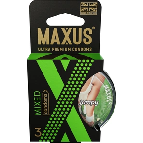  Презервативы в пластиковом кейсе MAXUS AIR Mixed 3 шт 
