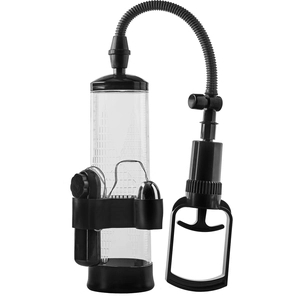  Прозрачная вакуумная помпа с вибрацией Vibrating Penis Pump 