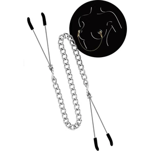  Регулируемые зажимы для сосков Sweet Caress Nipple Chain 