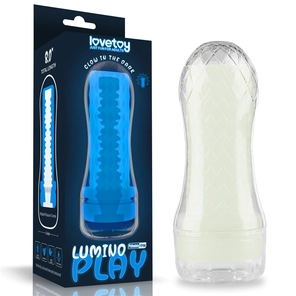  Светящийся в темноте мастурбатор Lumino Play Masturbator Ribbed 