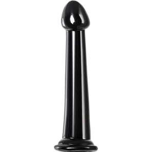  Черный фаллоимитатор Jelly Dildo M 18 см 