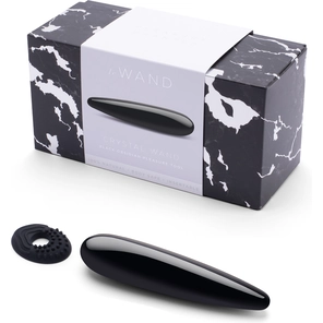  Массажер Le Wand Crystal Wand из черного обсидиана 
