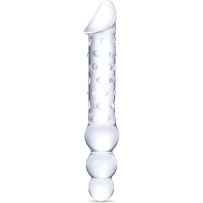  Прозрачный двухсторонний стимулятор 12 Double Ended Dildo 28 см 